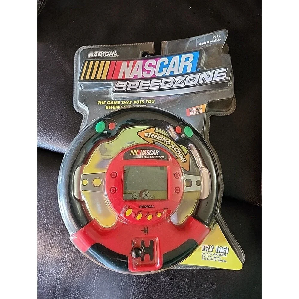 NEW RADICA NASCAR SPEEDZONE ELECTRONIC GAME MADE IN 1998 MODEL 9912